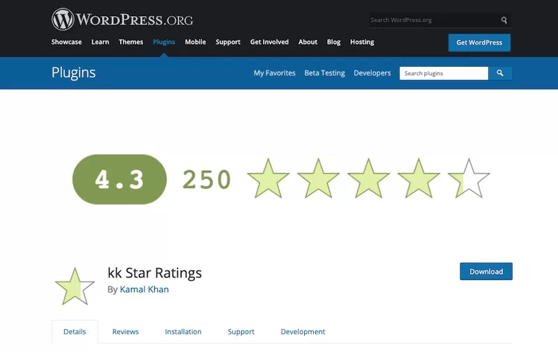 kk Star Ratings