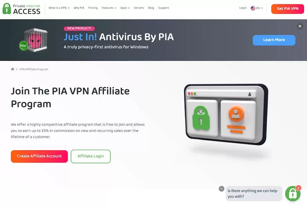 Private Internet Access VPN Affiliate Program