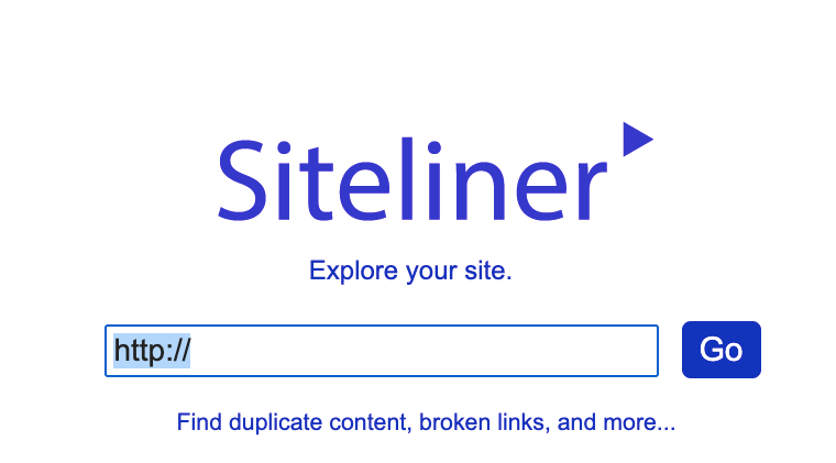 Siteliner Free Audit