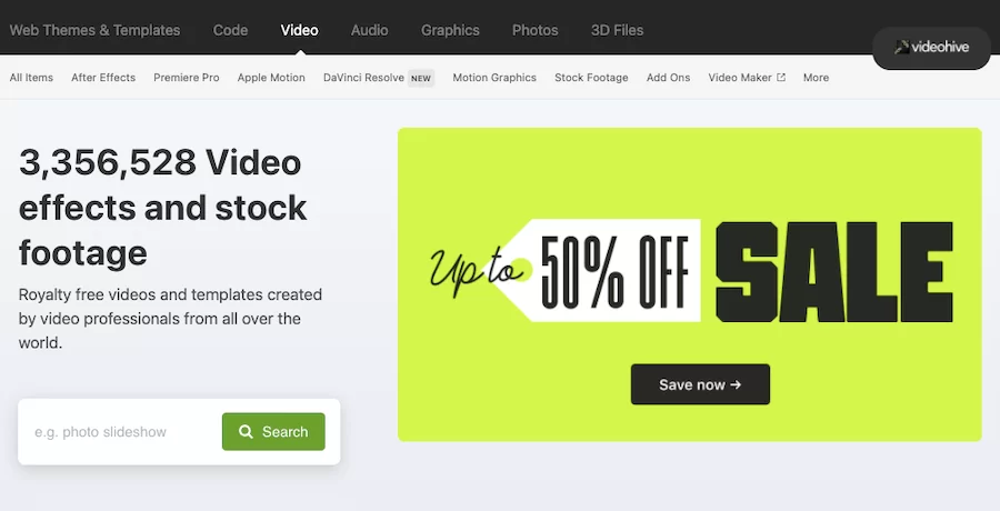 VideoHive Marketplace Deal
